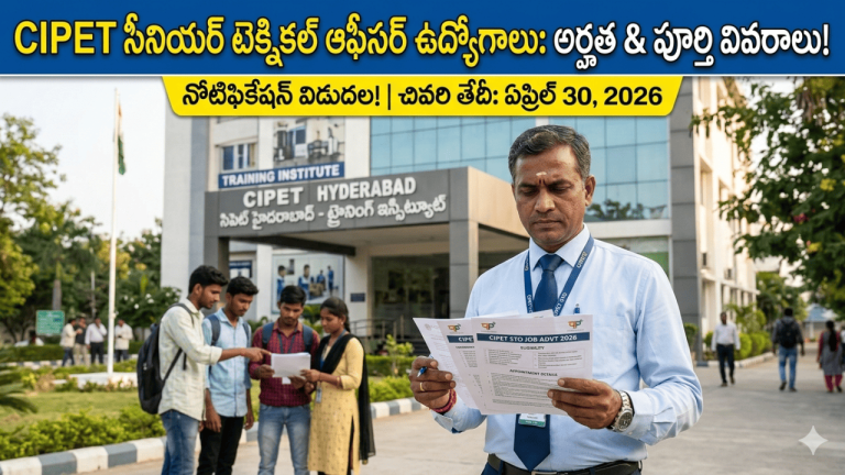 CIPET Senior Technical Officer Vacancies 2025