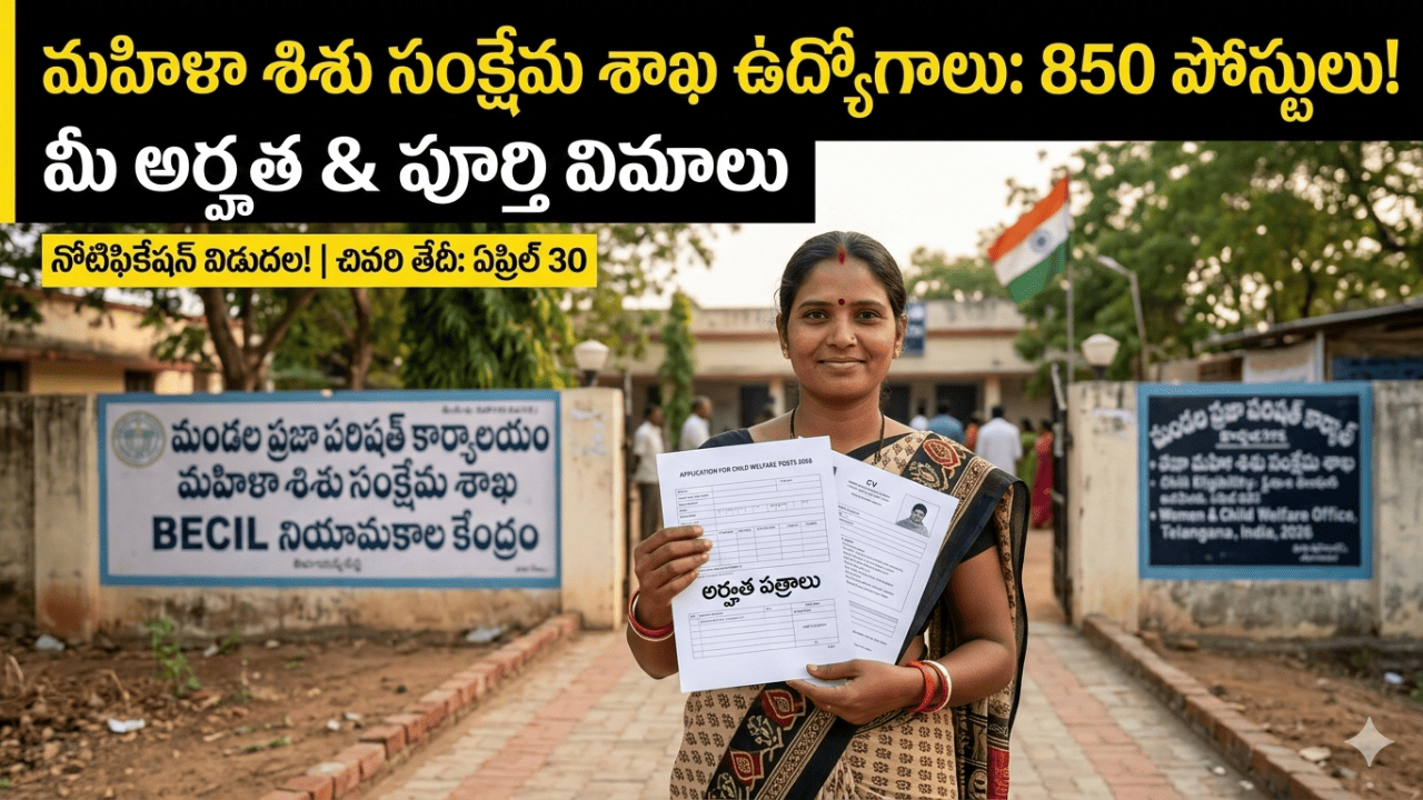 East Godavari Women and Child Welfare Dept Jobs 2026