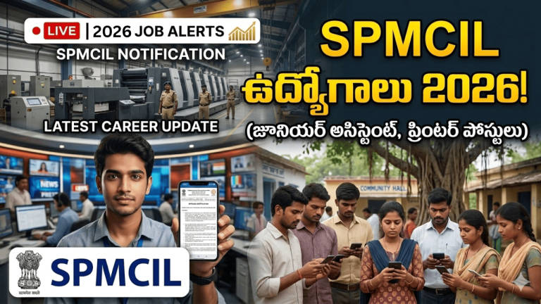 SPMCIL Vacancies 2026