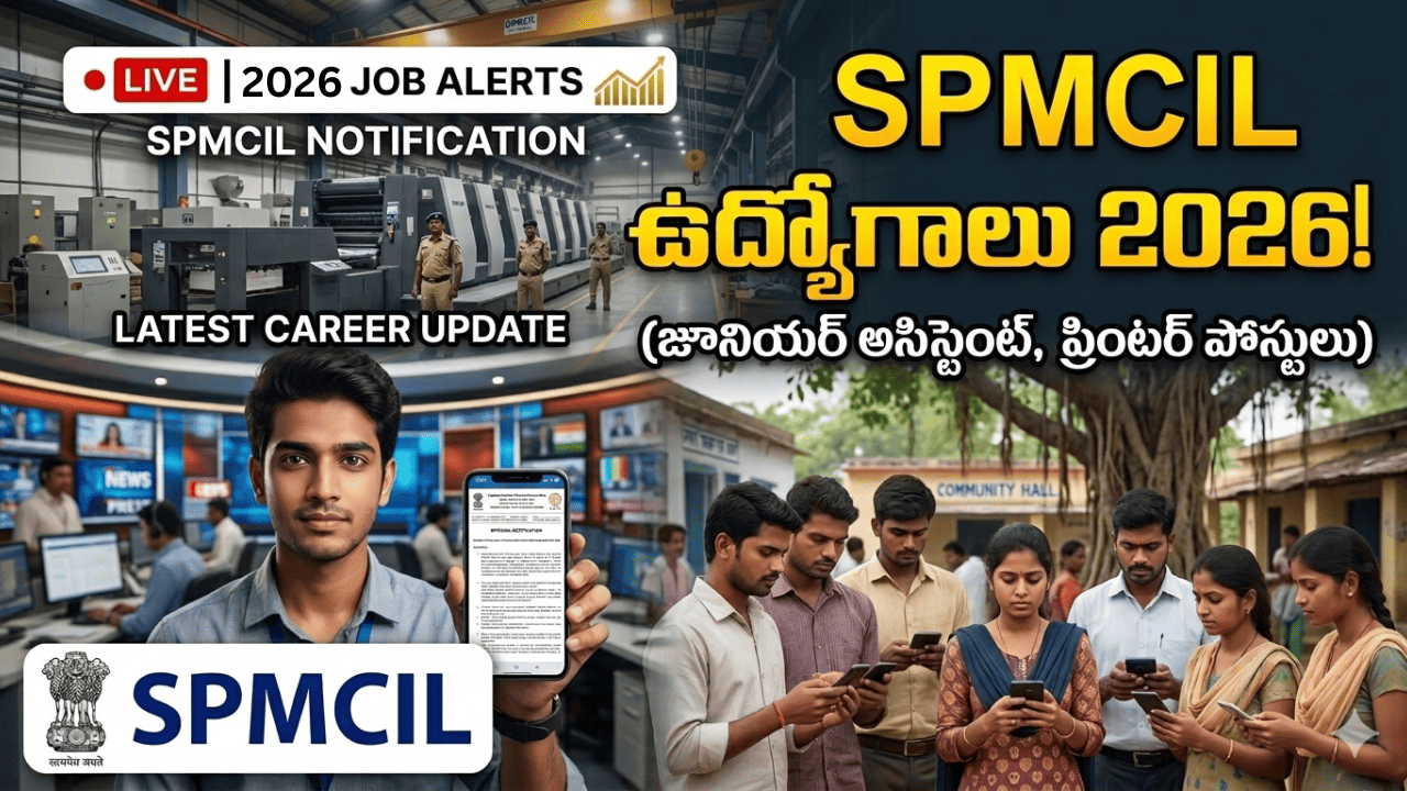 SPMCIL Vacancies 2026
