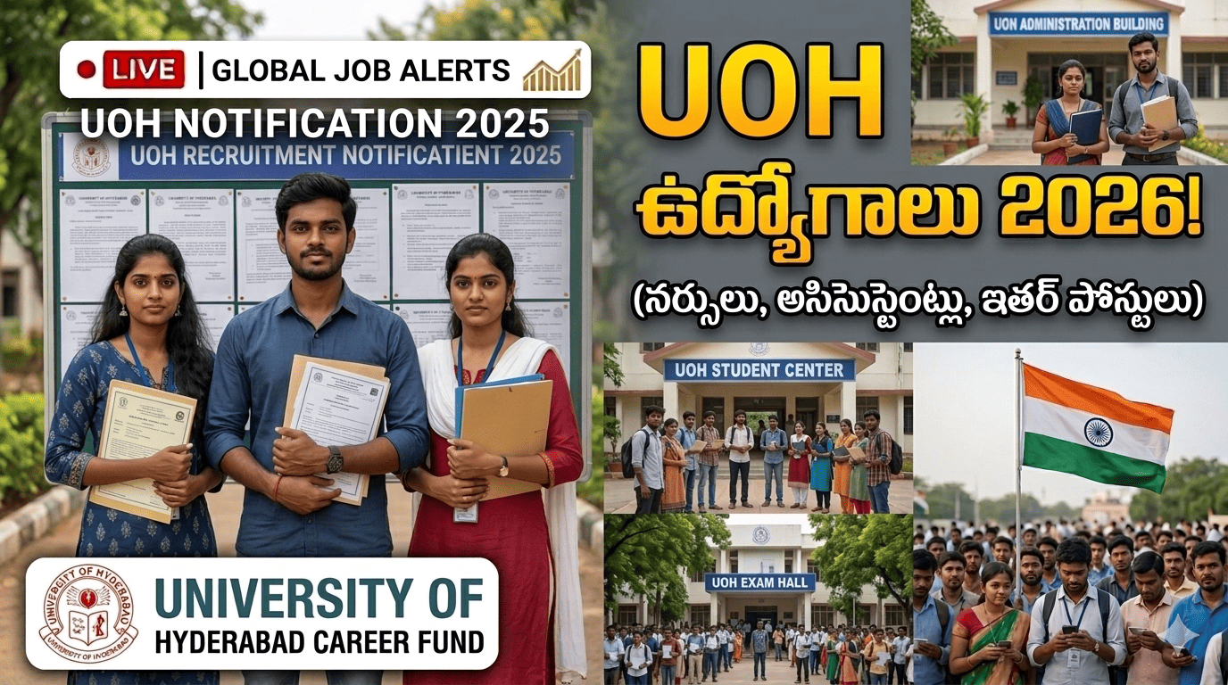 University of Hyderabad Recruitment